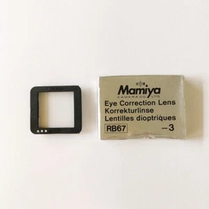 Mamiya AUGENKORREKTUROBJEKTIV -3.0 für RB67 Sucher Dioptrienokular 514587 in Box - Bild 1 von 12