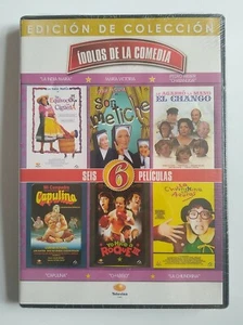 Ídolos De La Comedia DVD 6 Peliculas en 2 Discos EDICIÓN DE COLECCIÓN Televisa - Imagen 1 de 12