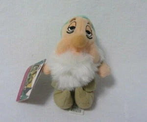 PAQUETE TRASERO DE FELPA DISNEY MATTEL SLEEPY 5" LLAVE CLIP BLANCO NIEVE Y SIETE ENANOS MWT - Imagen 1 de 2