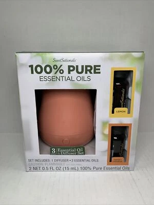 ScentSationals 3 Piece Essential Oil & Diffuser Set Sweet Orange & Lemon Scent - Image 1 of 2