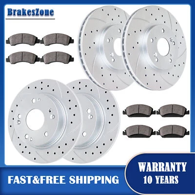 Front & Rear Brake Rotors Pads Kit fit for Honda Accord 2003 2004 2005 2006 2007 - Image 1 of 4