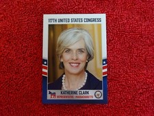 2021 U.S. Congress Fascinating Cards Katherine Clark Massachusetts Democrat