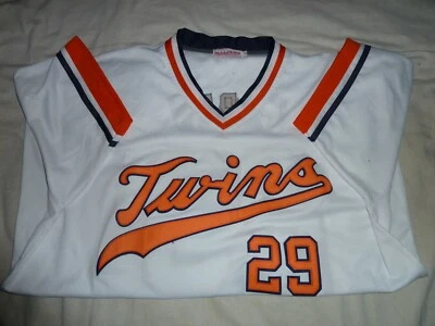 Mitchell & Ness Rod Carew #29 White/Orange Baseball Jersey Size 52 - Image 1 of 4