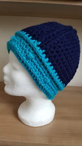 Mütze, Kindermütze, Häkelmütze, Jungen, Winter, Boshi, Kappe, Helm, 52 - 56 cm,M - Bild 1 von 3