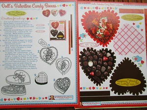PARA MUÑECAS Patrón de Caja de Caramelos de San Valentín / Regalo por excelencia / - Imagen 1 de 1