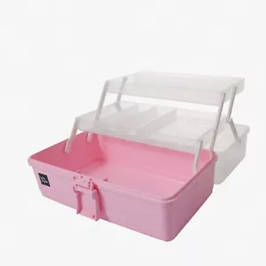 Triple-Tier Handy Storage Box - Multipurpose Organizer for Art, Cosmetics, Home, - Picture 1 of 6
