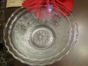 A.H Depression Glass  Serving Bowls (2) GA-A-1 - Picture 1 of 6