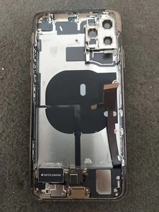 Apple iPhone 11 Pro Max 6,5" Rückseite Gehäuse + Komponenten —Gold— Grade C (Des lesen) - Bild 1 von 19