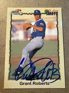 1998 Team Best #93 Grant Roberts AUTOGRAPHED Card St. Lucie Mets - Picture 1 of 1
