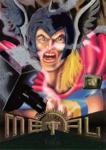 THOR / Marvel Metal (1995 Fleer Corp.) BASE Trading Card #13 - Picture 1 of 2