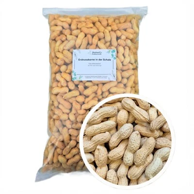 Matimels Futterwelt Erdnusskerne in der Schale, Erdnüsse für Vögel, Vogelfutter - Bild 1 von 3