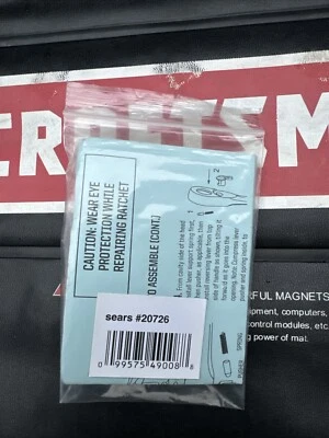 Brand New! Craftsman 1/4" Ratchet Repair Kit 20726 for 1/4” Drive Ratchet 2072 - Image 1 of 4