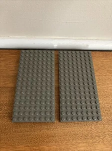 LEGO Vecchio Mattone Piastra Base Spessa Grigio Scuro 12x24 Castello di Harry Potter Lotto2 - Foto 1 di 2