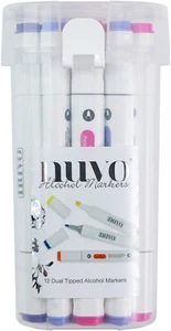 Nuvo Marker Pen Collection 12/Pkg-Mermaids Tale - Picture 1 of 1