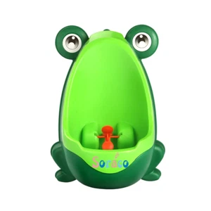 Frog Potty Training Urinal for Toddler Boys Toilet with Aiming Target-Green - Picture 1 of 12