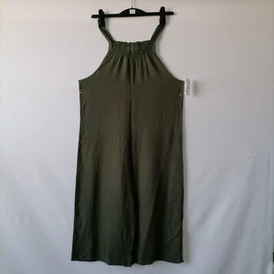 NWT Speechies Womens Olive Green Square Neck Western Style Crop Jumpsuit Size XL - Picture 1 of 8