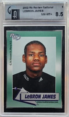 Lebron James Rookie Review Clasificado Nacional 8.5 San Vicente María *Losa rayada* Foto 1 de 3