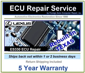 Lexus ES330 ECU / ECM / PCM Repair & Return Service w/ 5 year warranty - Picture 1 of 1