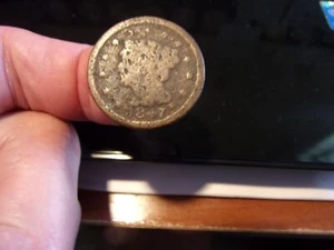 Centavo grande antiguo de cabello trenzado de Estados Unidos de colección - 1847 - #2 - Bueno - $6 s/h - Imagen 1 de 2