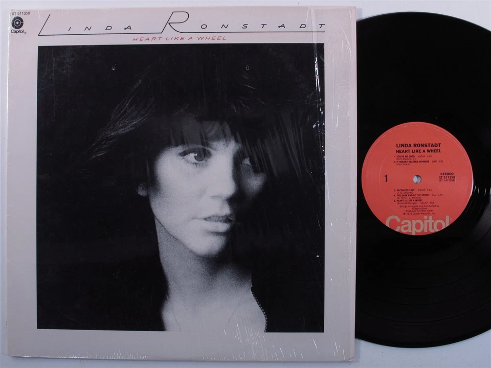 LINDA RONSTADT Heart Like A Wheel CAPITOL LP VG+ club edition z - Image 1 of 2