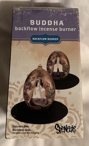 Spencer’s Gifts Buddha Backflow Incense Burner NEW in Box, Use w/Incense Cones - Bild 1 von 10