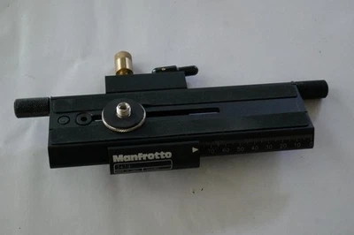 Placa deslizante micrométrica Manfrotto 3419 Foto 1 de 4