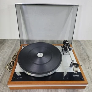 Thorens Legendary TD 160 Turntable Record Player Tested Dust Cover Rare *read* - Picture 1 of 21