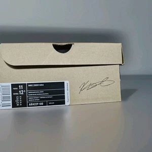 NIKE ZOOM KD12 XII DURANT Warriors Home White Game Royal Blue AR4229-100 SZ 11 - Picture 1 of 8