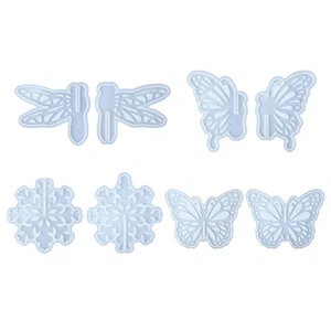 Reusable Grade Mold Butterfly Dragonflies Snowflake DIY Craft Decors Gift - Picture 1 of 12
