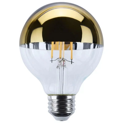 5.5 Watt G25 LED - Medium Base - 2700K CCT - Gold Crown - 60 Watt Replacement - - Image 1 of 4