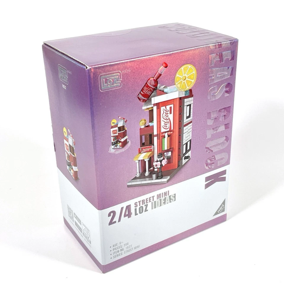 LOZ Street Mini Set 1622 MINI BRICKS! New! Cola Store - Ships from USA - Image 1 of 4