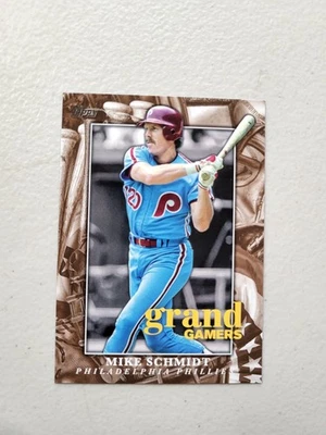 2024 Topps Series 1 Grand Gamers Mike Schmidt #GOG-5 NM Free Shipping - Image 1 of 2