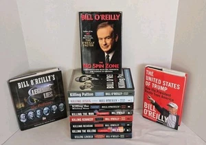 Bill O'Reilly 8 Killing Books Lot + 3 Others Trump No Spin Legends Lies Patriot - Picture 1 of 7
