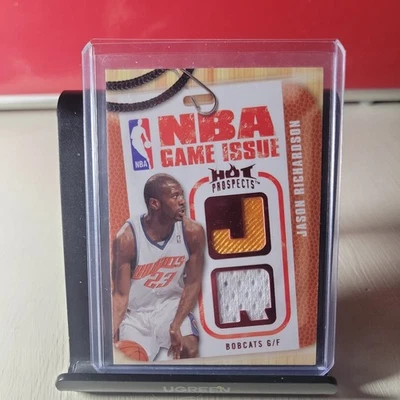 2008-09 Fleer Hot Prospects Game Issue Materials Jason Richardson Red /25 - Image 1 of 2