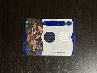 PAU GASOL 2006-07 Bowman Elevation Doble Juego Usado JERSEY PARCHE Tarjeta/79! Memphis Foto 1 de 2