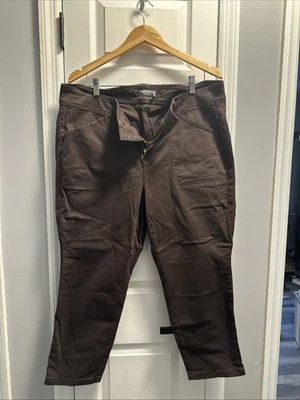 Torrid Cargo Style jeans Brown Size 18 NWOT  - Image 1 of 4