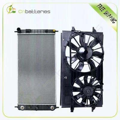 For 2008-2012 Chevrolet Malibu 2007-09 Saturn Aura Radiator and Cooling Fan Kit - Image 1 of 4