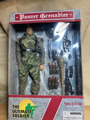 The Ultimate Soldier, WWII German Panzer Grenadier, 12" Action Figure. Pre-owned - Image 1 of 4