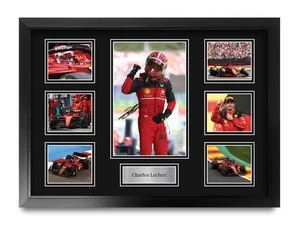 Charles Leclerc ottima idea regalo stampe fotografiche incorniciate per appassionati di F1 Formula 1 - Foto 1 di 31