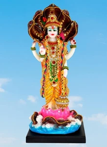 eSplanade Resin Lord Vishnu Narayana Moorti Murti Idol Statue | Pooja Idols -... - Picture 1 of 6