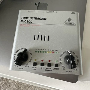 Behringer Tube Ultragain MIC100 Vacuum Tube Preamplifier - Picture 1 of 8