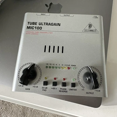 Behringer Tube Ultragain MIC100 Vacuum Tube Preamplifier - Image 1 of 4