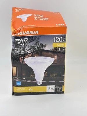 SYLVANIA Dusk to Dawn PAR38 LED Light Bulb with Auto On/Off Light Sensor 120W  - Image 1 of 4