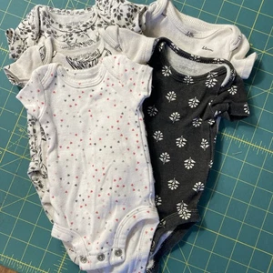 Baby Mädchen Carters Bodys Größe Frühchen Reborn Puppe Bodys Paket 5 Teile Neutral - Bild 1 von 7