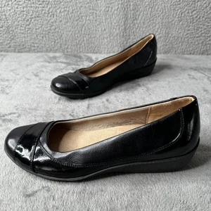 LifeStride Loafers Womens Size 9 Wide Black Comfort Wedge Shoes Velocity Flex - Picture 1 of 11