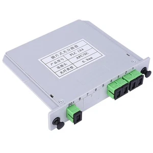 1X4 Blade Optical Splitter SC Single Mode PLC Optic Fiber Splitter Modu UB - Afbeelding 1 van 22
