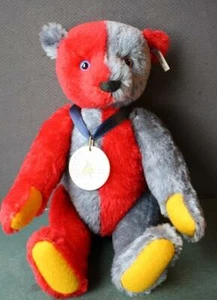 Steiff Teddybär 2000 Steiff Club Limited Edition Bauchquietscher geteilt 2 Farben - Bild 1 von 1