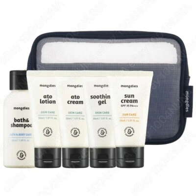 Mongdies Travel Kit SET Mini Trial Gifts Korean Skin Care for Baby Toddler Kids - Image 1 of 2