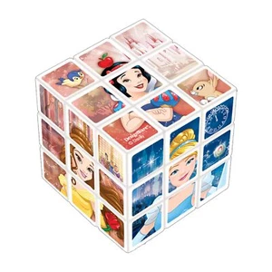Disney Princess Cartoni animati classici bambini festa di compleanno bomboniera giocattolo mini cubo puzzle - Foto 1 di 1