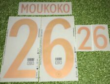 Youssoufa Moukoko Flock Set Matchworn Size für DFB Deutschland BVB Trikot WM 22